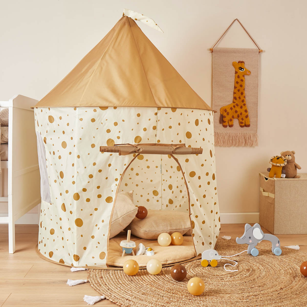 Pop up Legetelt Dots