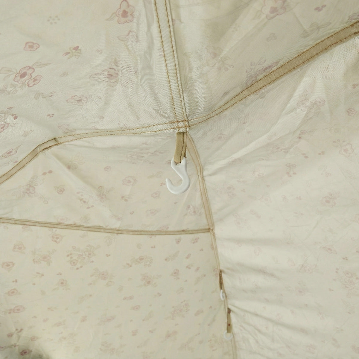 Strandtelt Vintage Flowers – strandmusling med Quick-Up-system, UV-beskyttelse 80+ og afskærmning