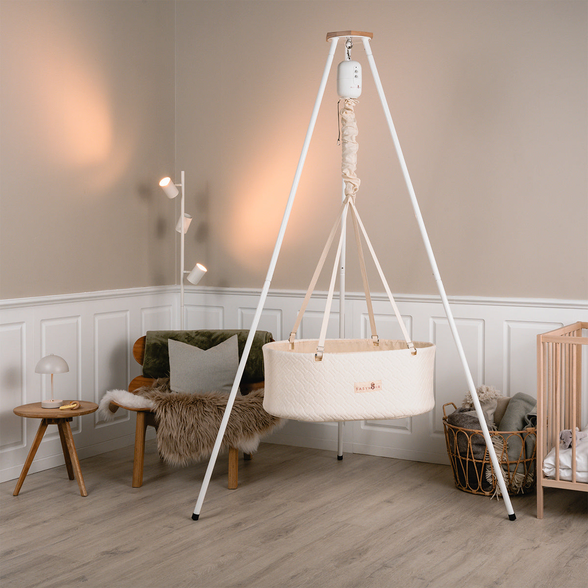 Babynohr hængevugge bundle - Oval