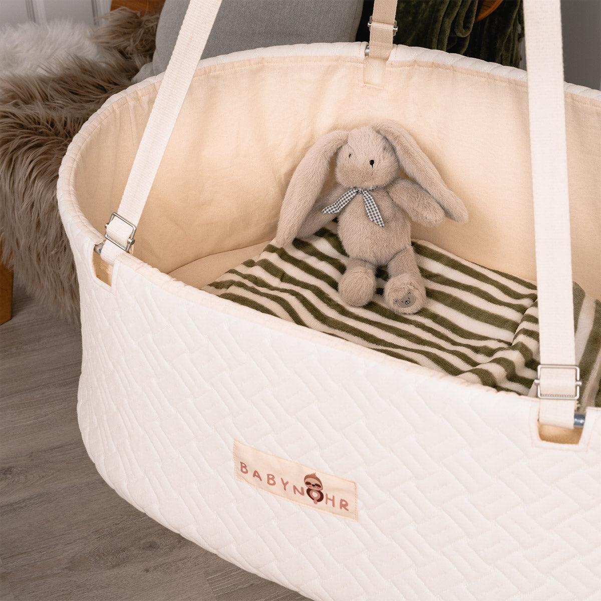 Babynohr hængevugge bundle - Oval